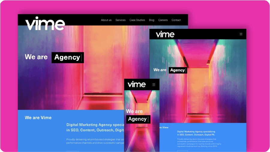 VIME - Responsive Design