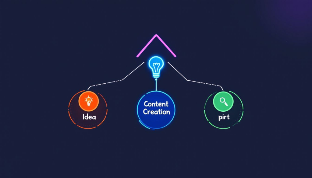 Content creation process for a well-designed website.