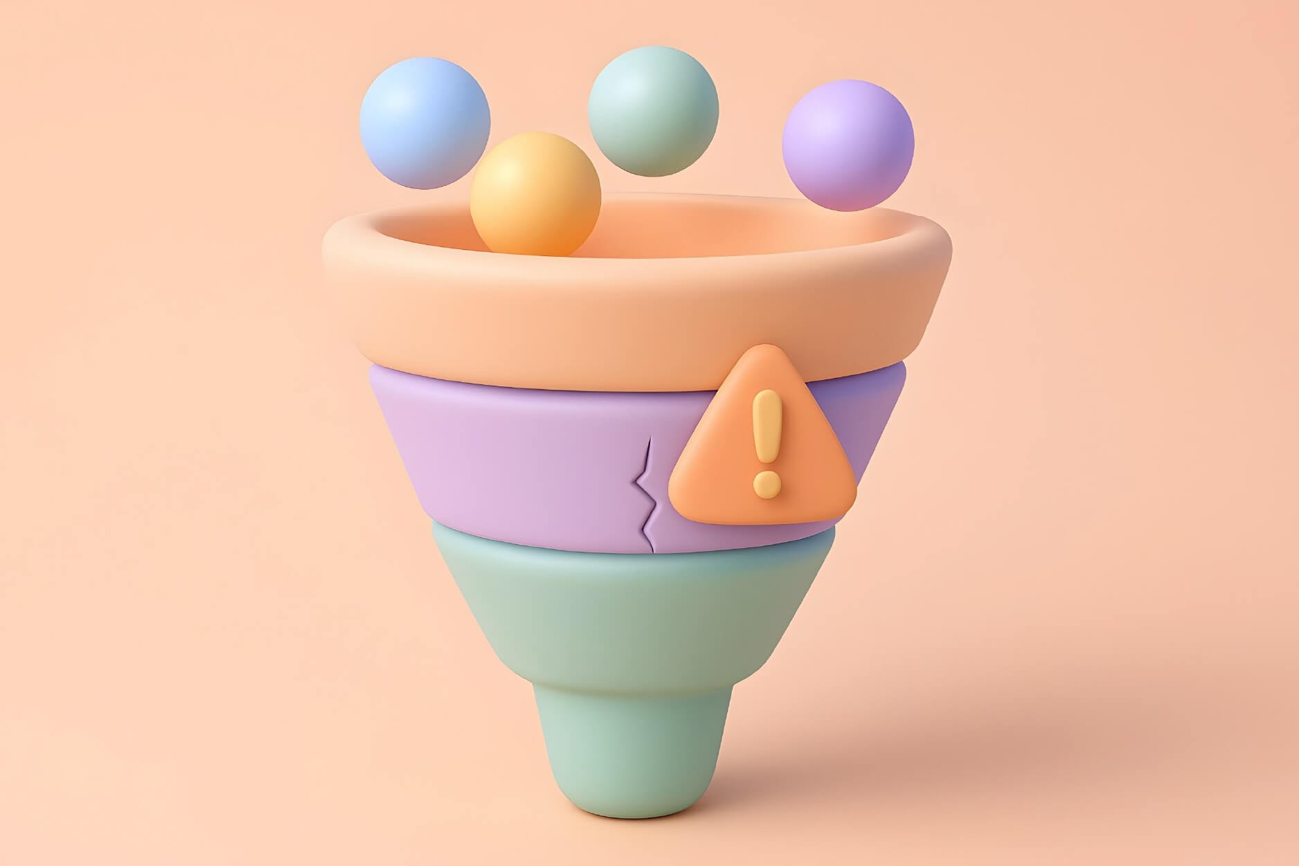 Common mistakes in customer acquisition funnel illustrated with examples.